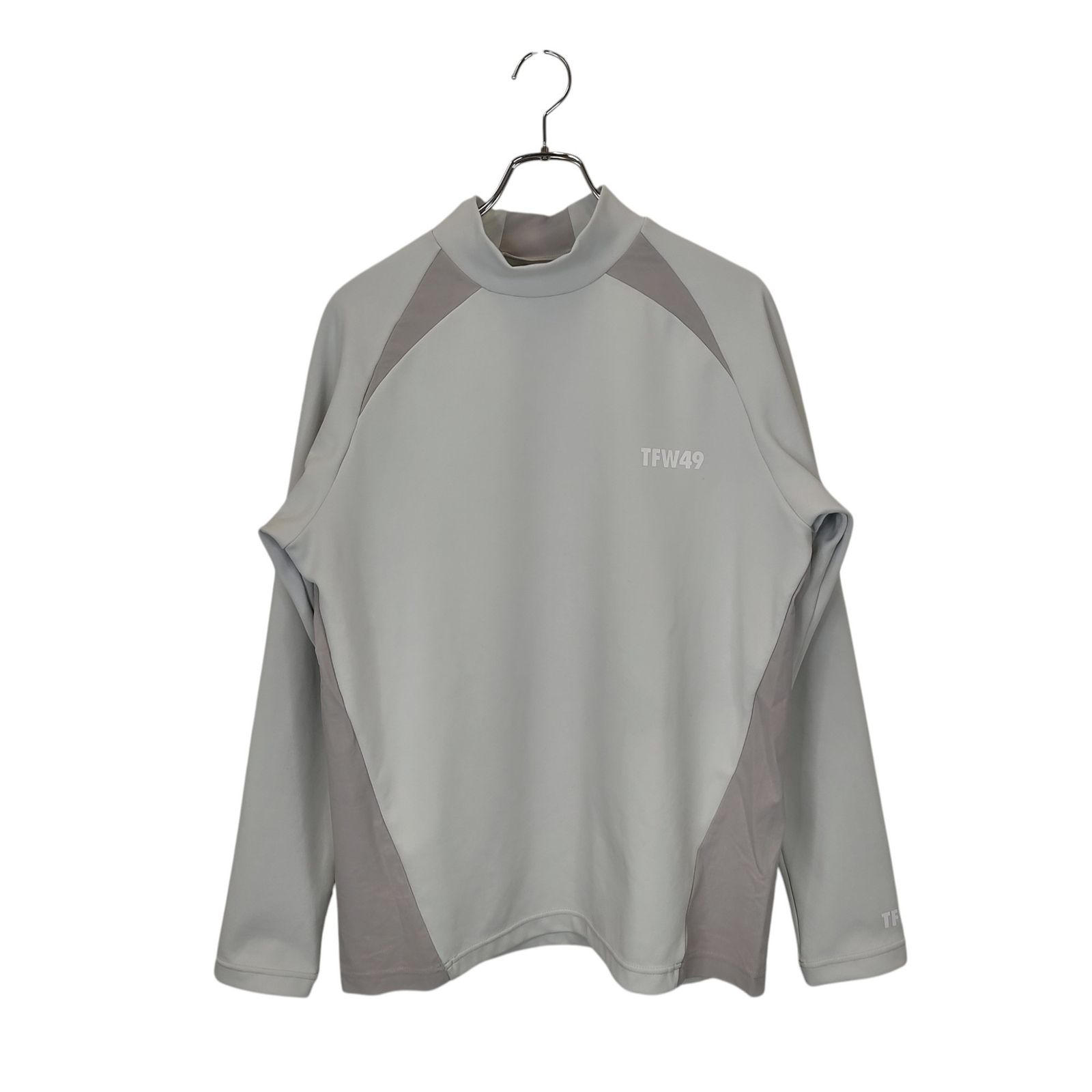 TFW49 シャツ　グレー　XL 美品 TFW49 ティーエフダブリュー ゴルフ 25AW SIDE PANEL LONG SLEEVE
