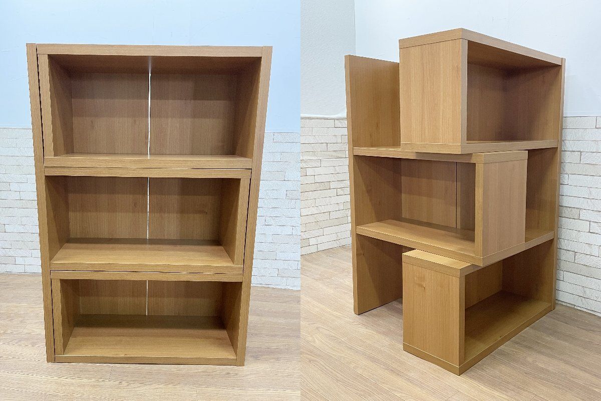 ○アクタス2in1 TWO IN ONE ツーインワン 伸縮自在 オープンラック 3 
