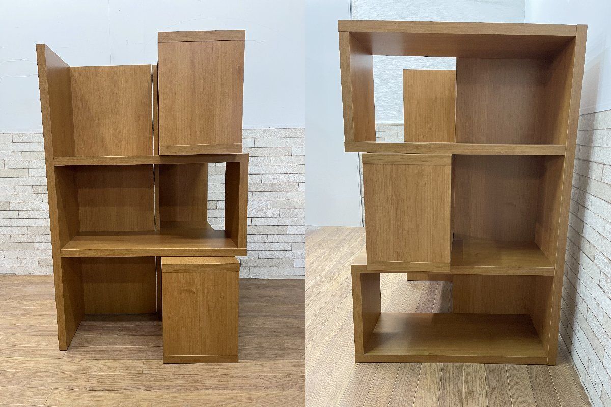 アクタス2in1 TWO IN ONE ツーインワン 伸縮自在 オープンラック 3段 