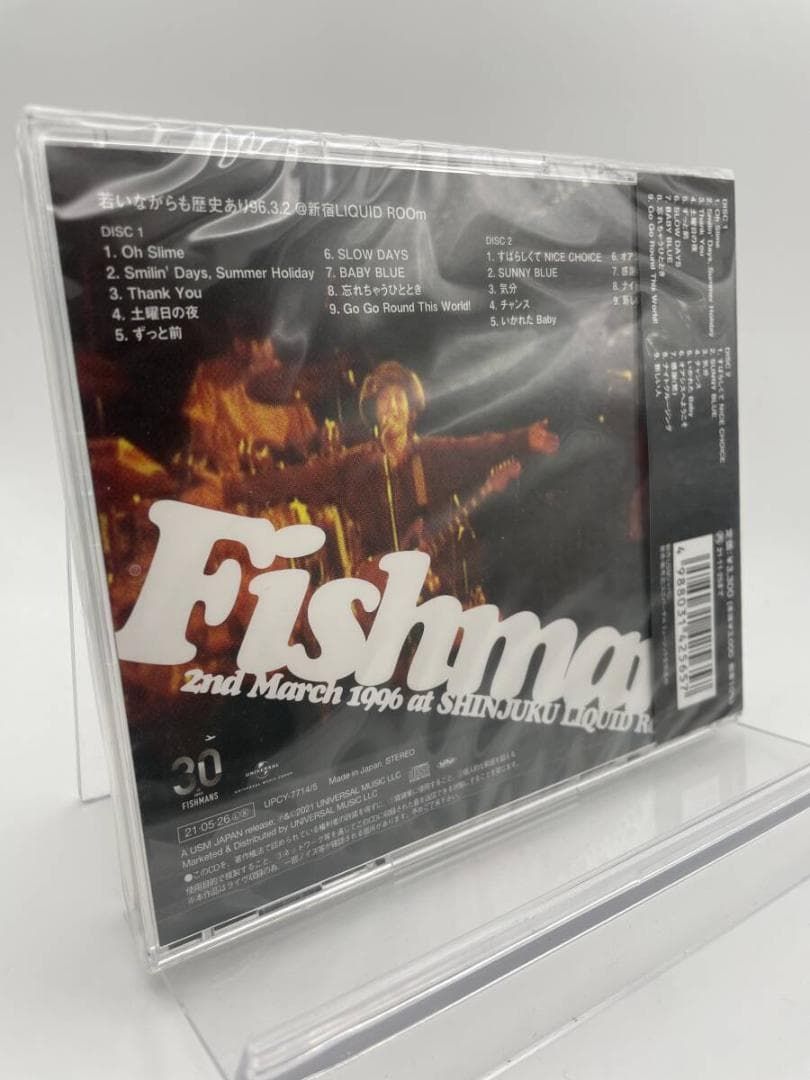 CD フィッシュマンズ 若いながらも歴史あり 96.3.2@新宿LIQUID ROOm