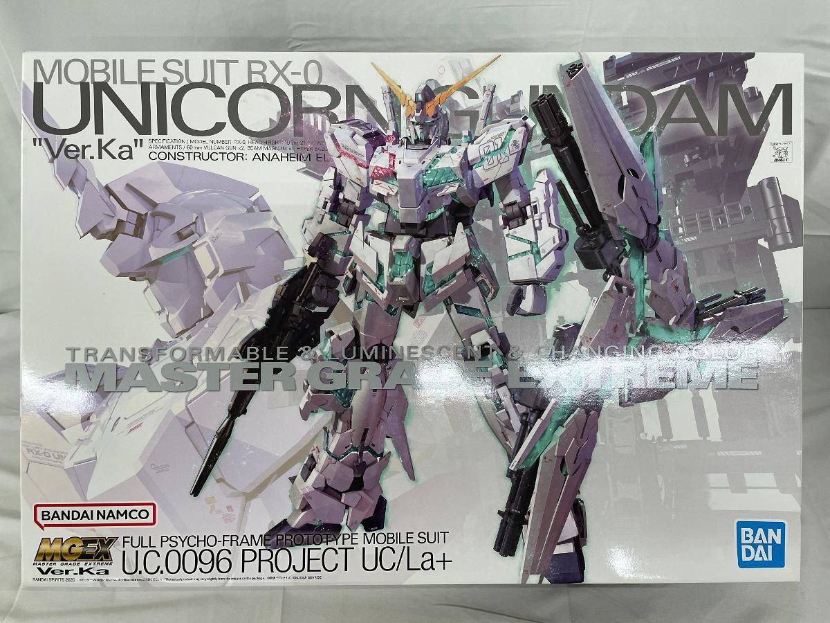 ♪【未開封】ユニコーンガンダム プラモデル 1/100 RX-0 MGEX 機動戦士