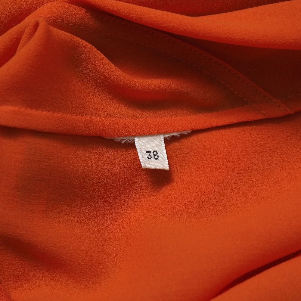 HERMES エルメス ブラウス サイズ36 Hボタン ノースリーブ シャツ