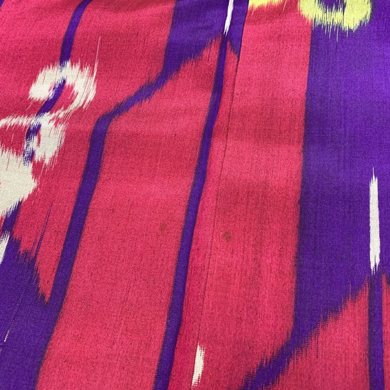 603aa10◇アンティーク着物 銘仙 矢羽根 橘 レトロモダン 大正ロマン