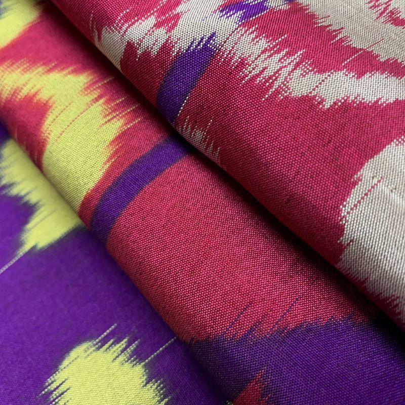 603aa10◇アンティーク着物 銘仙 矢羽根 橘 レトロモダン 大正ロマン