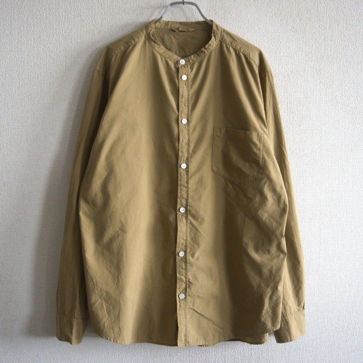 美品】 ARTS&SCIENCE 【バンドカラー フェイク シャツ】4 コットン