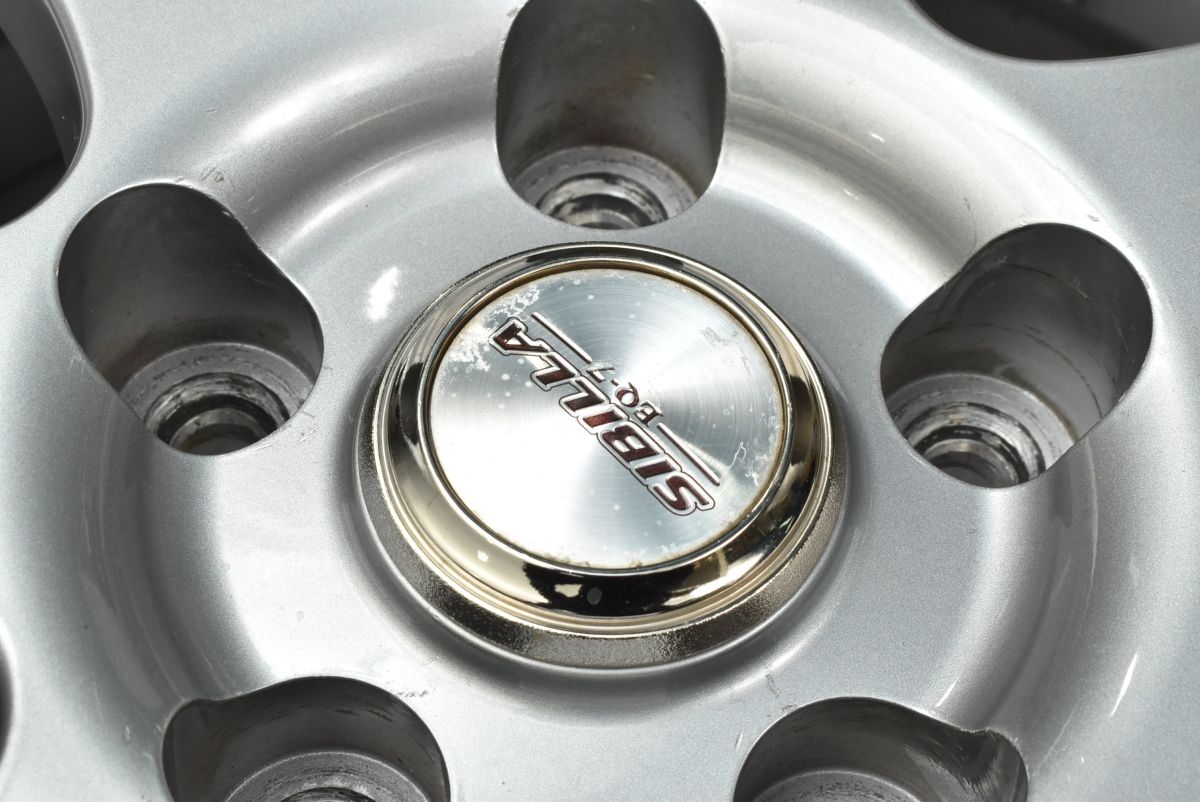 程度良好品】SIBILLA EQ-7 15in 6J +43 PCD114.3 ヨコハマ アイス