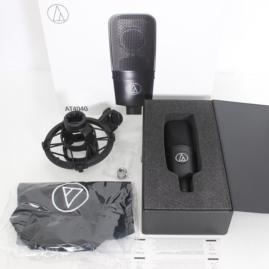 美品】Audio-Technica AT4040 コンデンサーマイク オーディオ 美品】Audio-Technica AT4040 コンデンサーマイク オーディオ