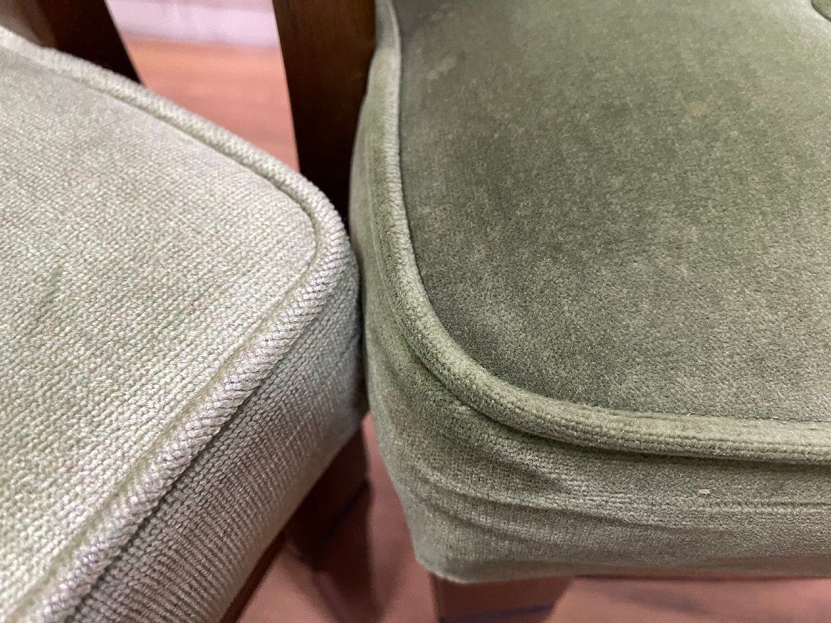 ○マルニ木工 maruni 地中海シリーズ モケット グリーン ダイニング