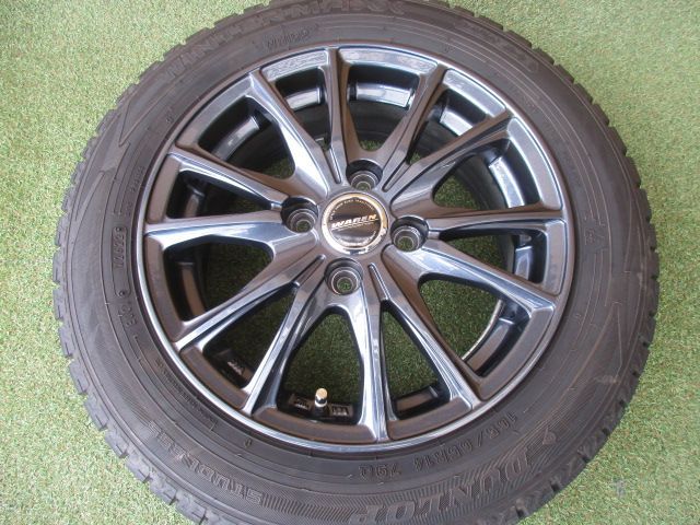 中古】 送料込み ワーレン 165/65R14 スタッドレスタイヤ4本SET