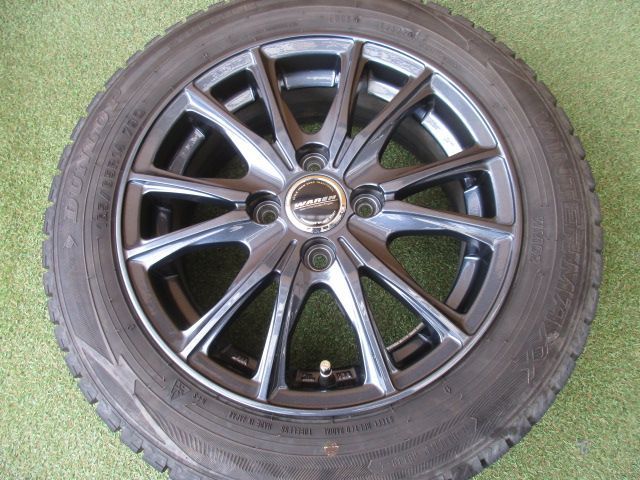 中古】 送料込み ワーレン 165/65R14 スタッドレスタイヤ4本SET