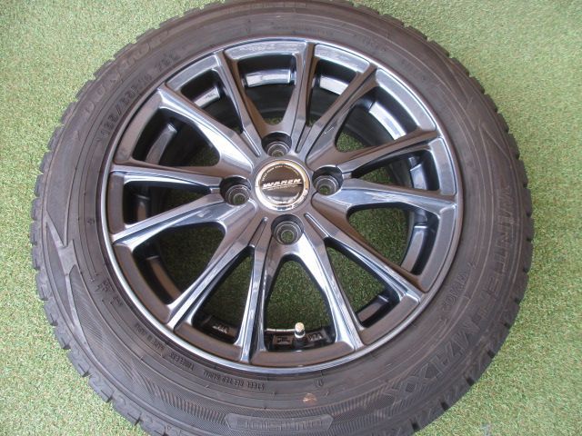 中古】 送料込み ワーレン 165/65R14 スタッドレスタイヤ4本SET