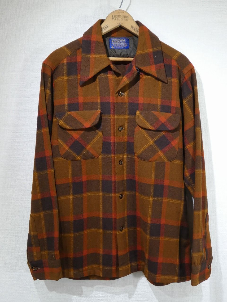 デッド？ 70s ビンテージ Pendleton ペンドルトン ブラウン系 プレイド
