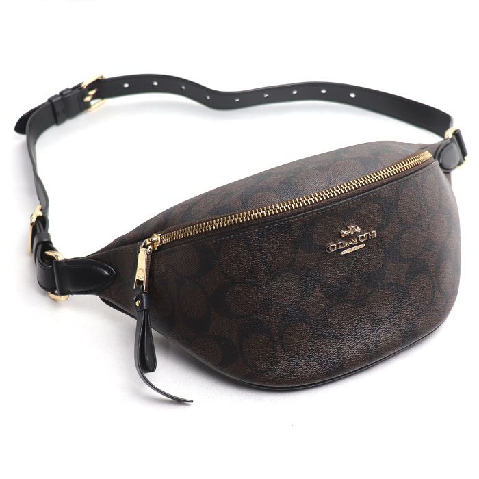 COACH コーチ シグネチャー ウェストバッグ ボディバッグ ブラウン F48740 アウトレット メンズ 中古 9,869円