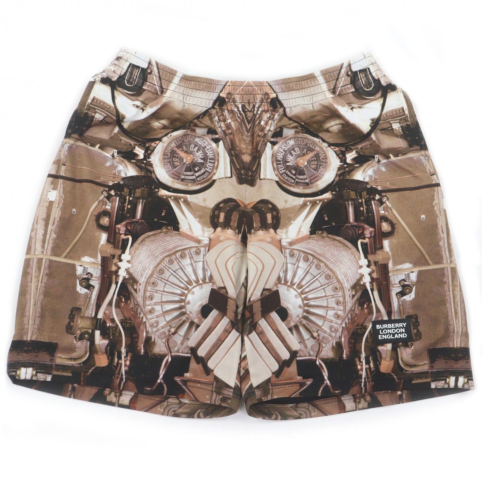 極美品□BURBERRY バーバリー 8024634 ティッシ期 プリントデザイン