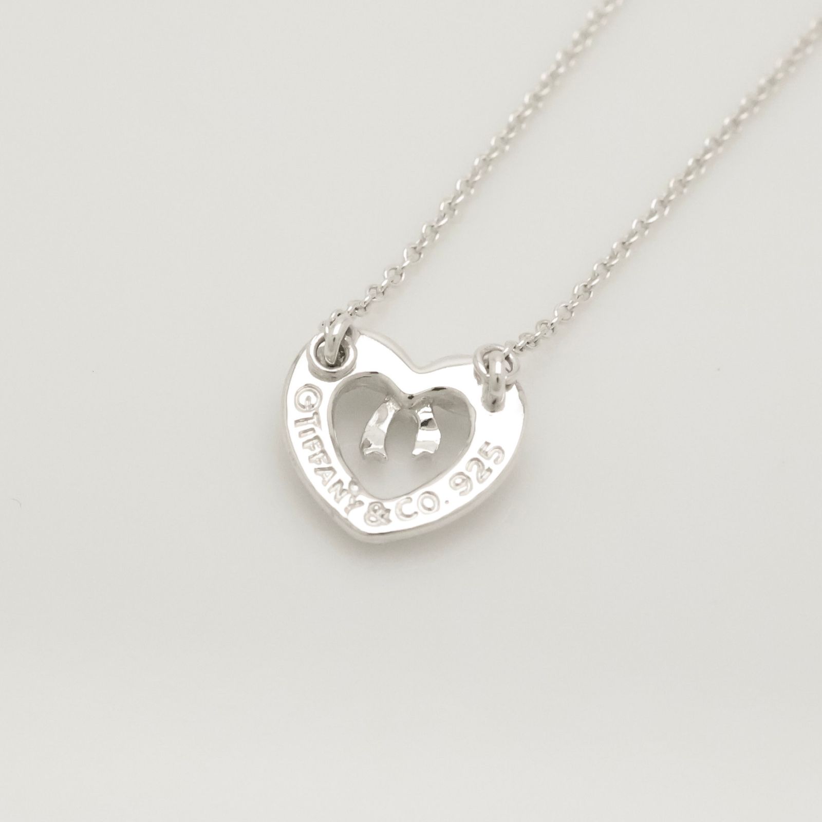 美品】ティファニー TIFFANY&Co. スモール ハート リボン ネックレス 