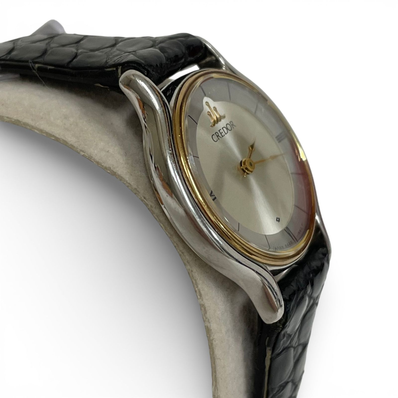 SEIKO セイコー CREDOR クレドール 腕時計 クォーツ K18 ベゼル 8420