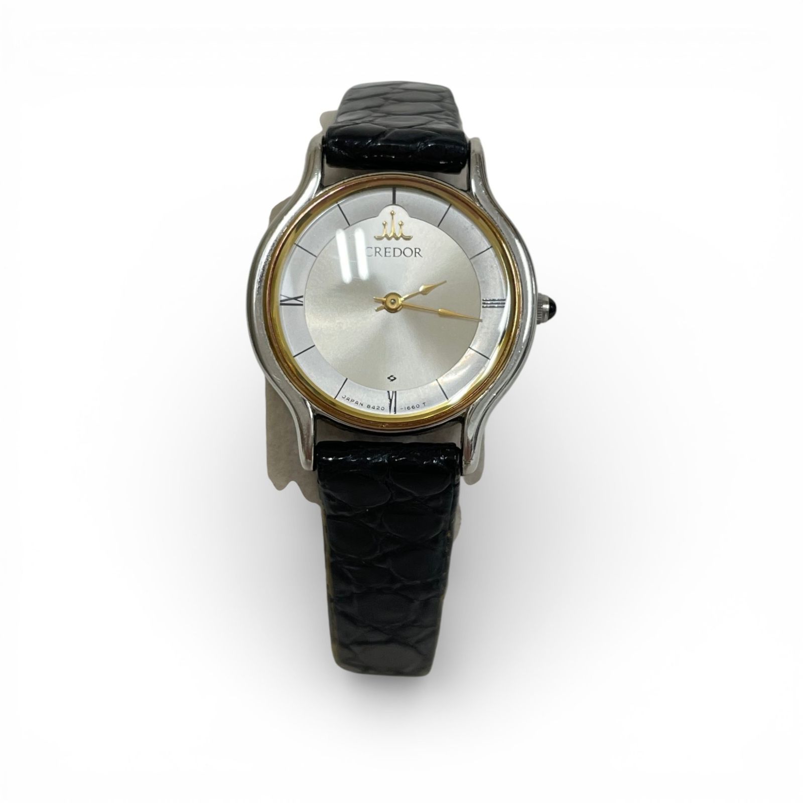 SEIKO セイコー CREDOR クレドール 腕時計 クォーツ K18 ベゼル 8420