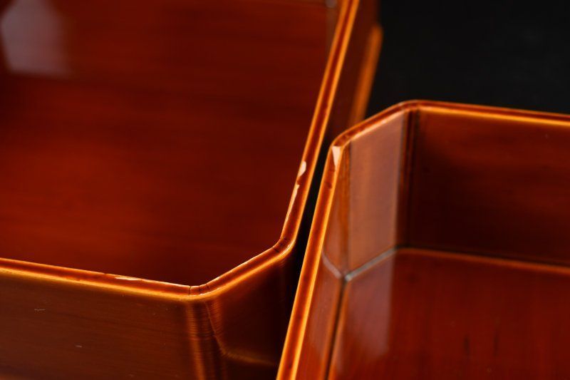 蔵A5966】飛騨春慶塗 大徳寺 弁当箱 重箱 八客 - メルカリ