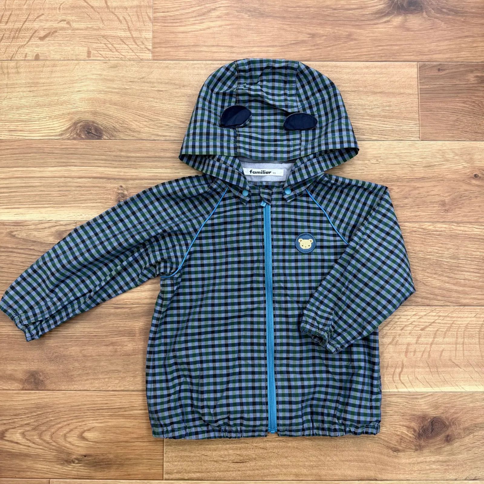 ファミリア くま耳 アウターウィンドブレーカー ジャケット パーカー