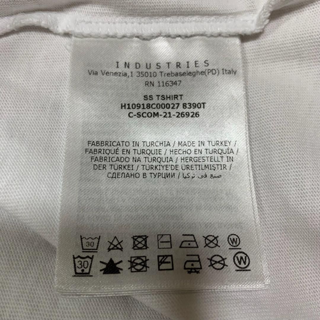 モンクレール ロゴプリント S Tシャツ ホワイト国内正規品 4S546 