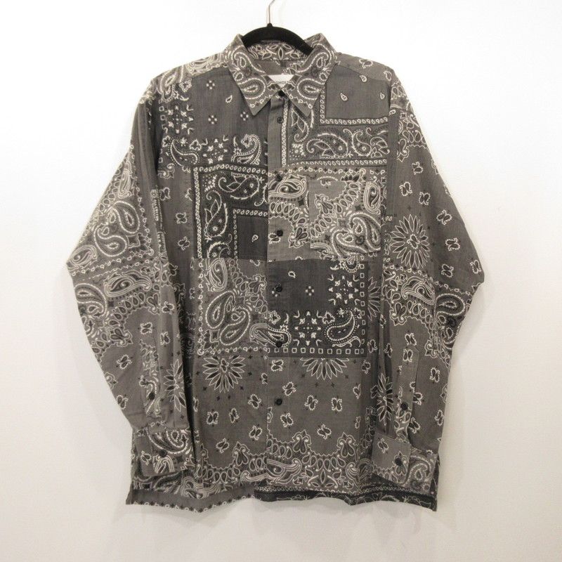 【姫路東店】 中古 MIYAGIHIDETAKA | ミヤギヒデタカ 長袖シャツ Bandana Shirt サイズ：2 【104】 姫路東店】 中古 MIYAGIHIDETAKA | ミヤギヒデタカ 長袖シャツ Bandana