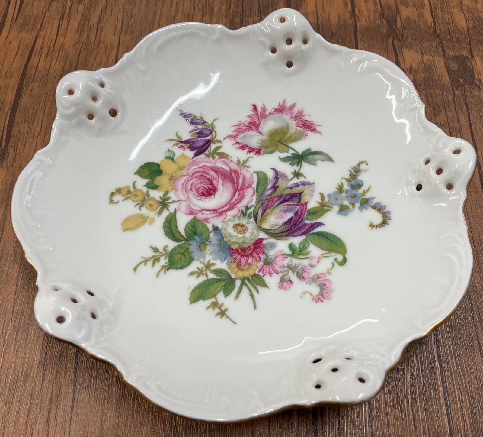 T047 Rosenthal ローゼンタール クラシック プレート 花柄 薔薇 - メルカリ