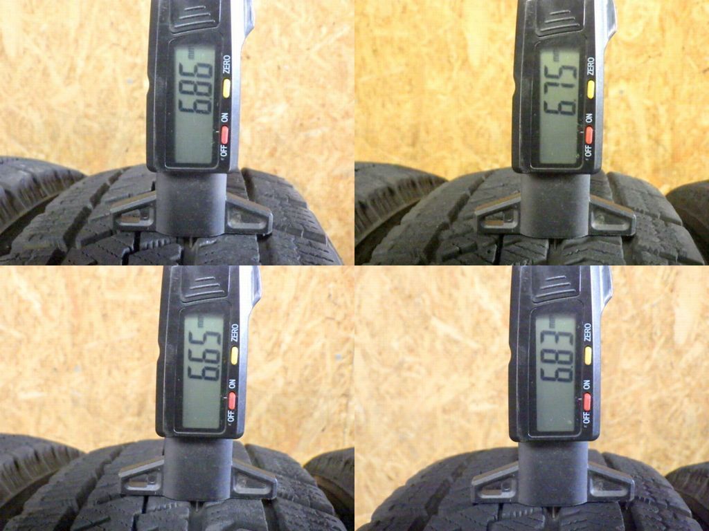 SR788】送料無料○2023年製造 約7部山○BS BLIZZAK VRX2○155/65R14○4