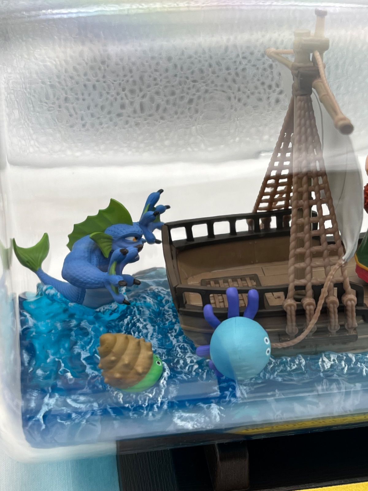 ▽ドラゴンクエストⅦリマインド ボトルシップフィギュア+PS5ソフト+