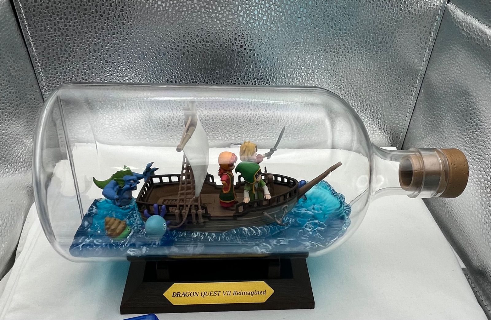 ▽ドラゴンクエストⅦリマインド ボトルシップフィギュア+PS5ソフト+
