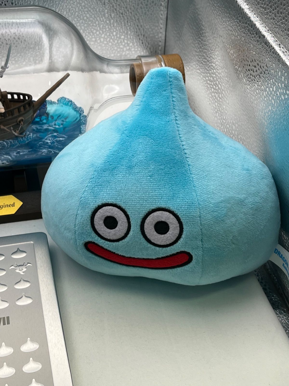 ▽ドラゴンクエストⅦリマインド ボトルシップフィギュア+PS5ソフト+