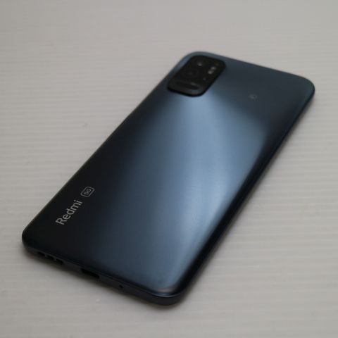 超美品 SIMフリー Redmi Note 10T アジュールブラック スマホ 白ロム