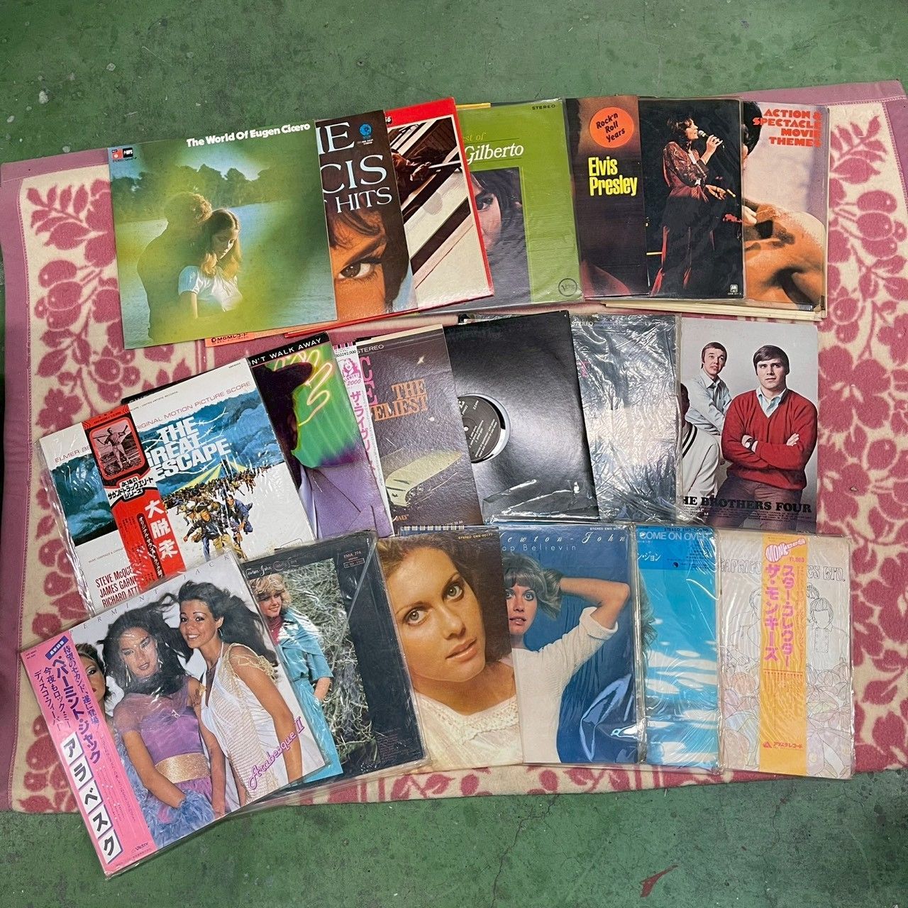 大量セット LP レコード 洋楽 ビートルズ エルビス・プレスリー 