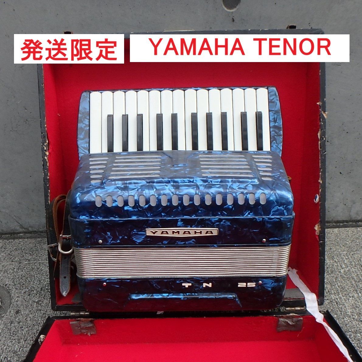 No23 発送限定 YAMAHA ヤマハ アコーディオン テナー 25鍵盤 学校備品