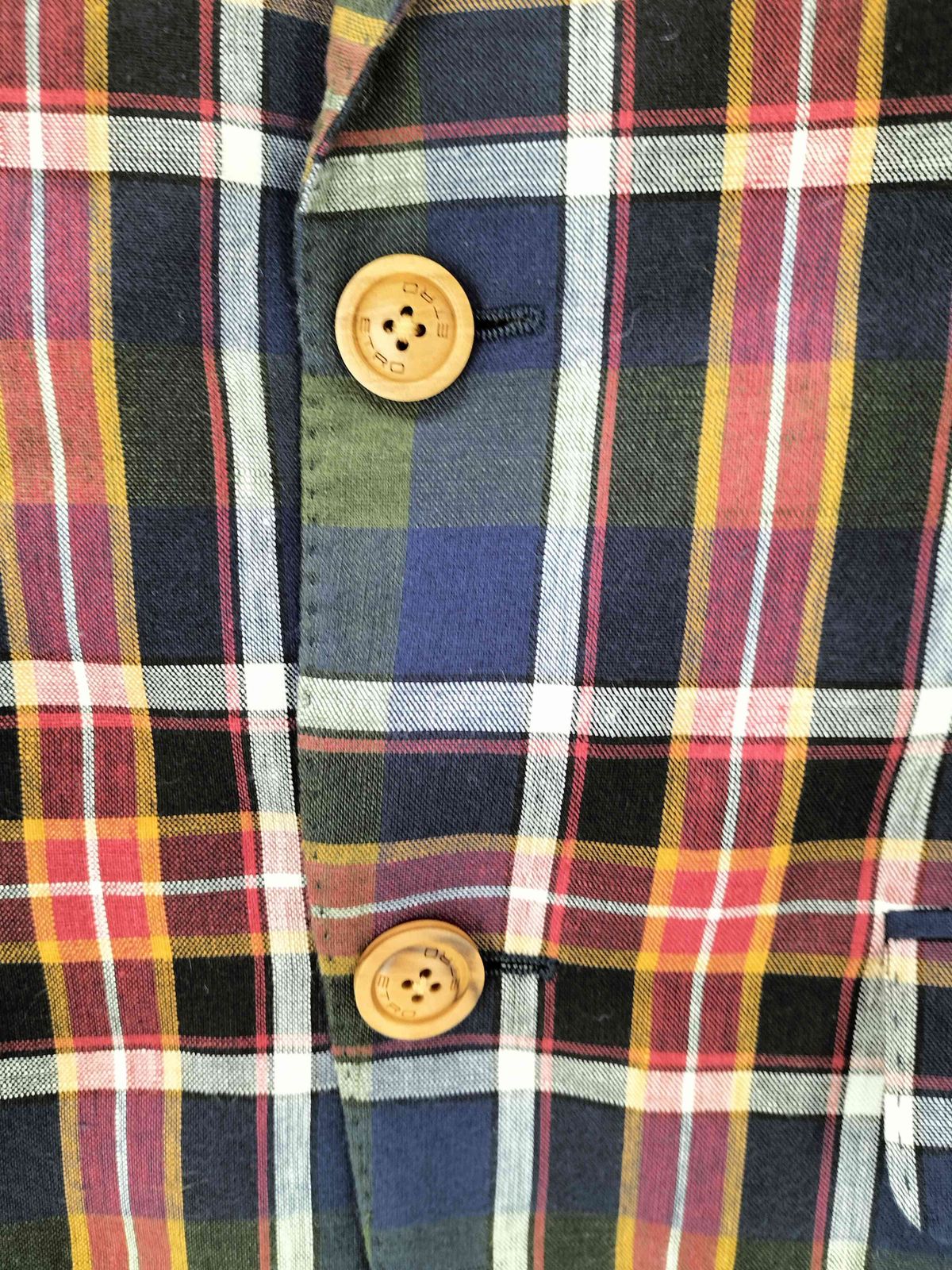 エトロ ETRO イタリア製 裏地シルク総柄 背抜き リネン コットン 2B