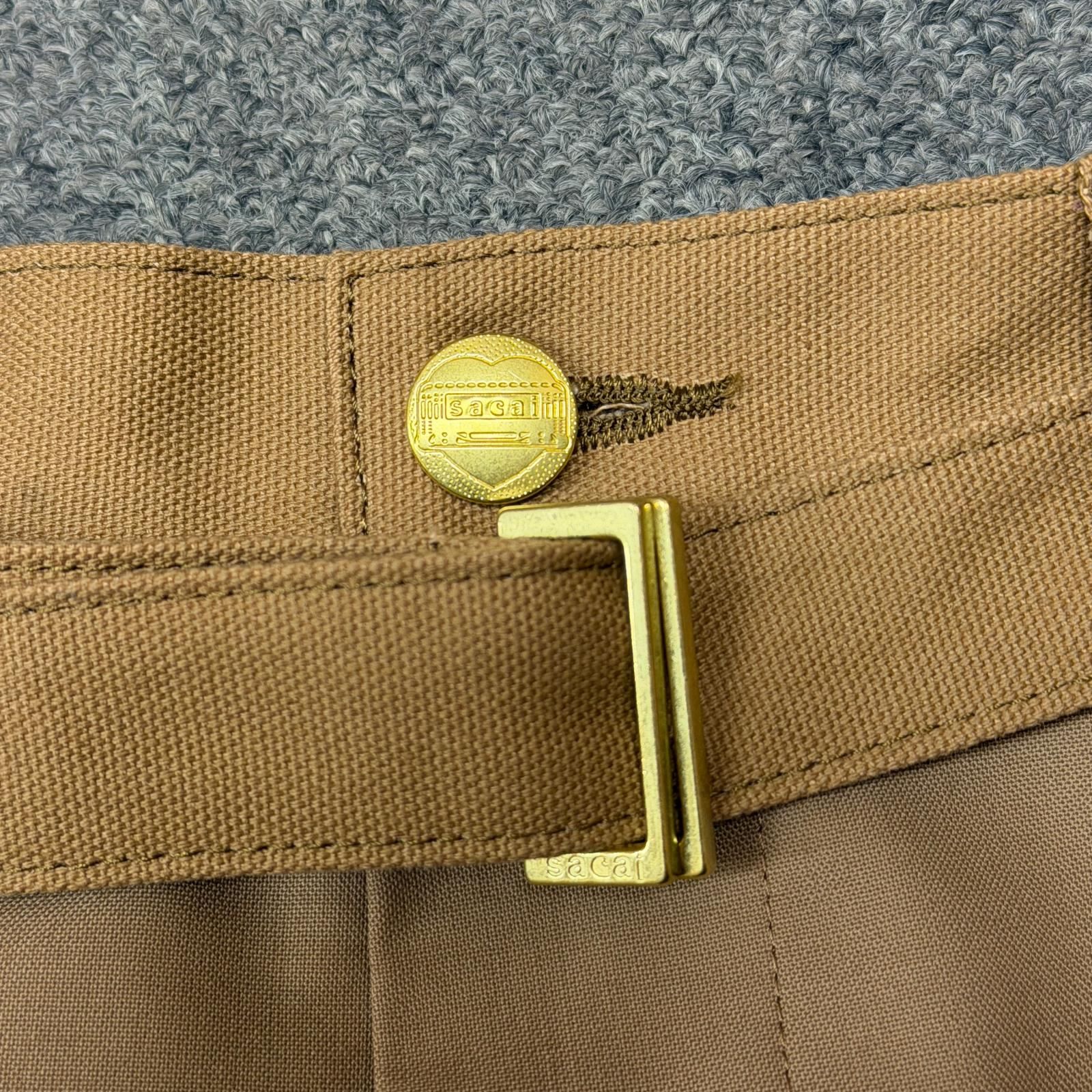 sacai  × Carhartt WIP 26SS Duck Canvas Pants ダックパンツ ペインターパンツ サカイ  × カーハート ワークインプログレス 26-03993M ブラウン 1 （9770M） sacai × Carhartt WIP 26SS Duck Canvas Pants ダックパンツ