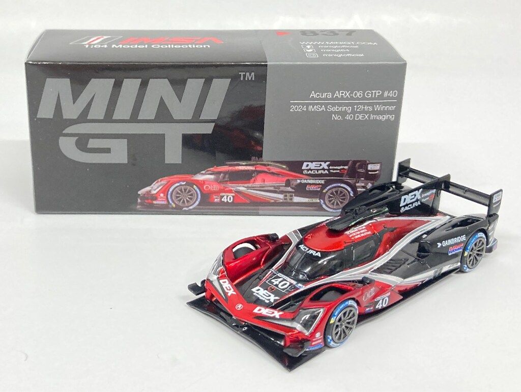 TSM MODEL 1/64MINI GT Acura ARX-06 GTP IMSA セブリング12時間 2024