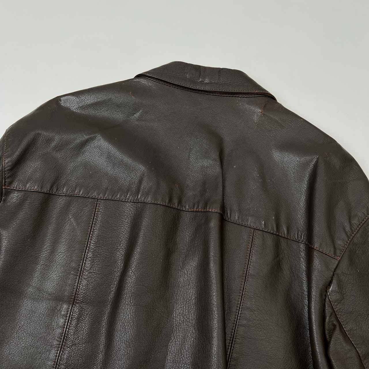 60s 70s FREIBERG ユーロ ビンテージ vintage leather 本革 レザー 