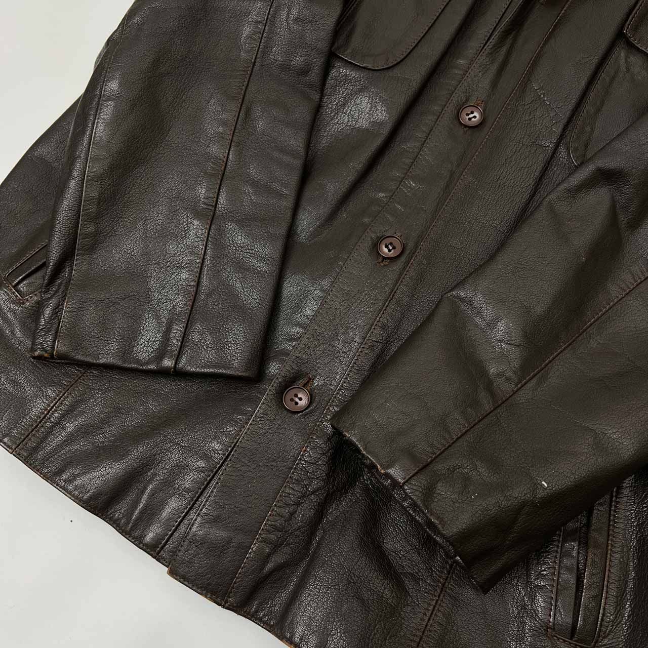 60s 70s FREIBERG ユーロ ビンテージ vintage leather 本革 レザー 