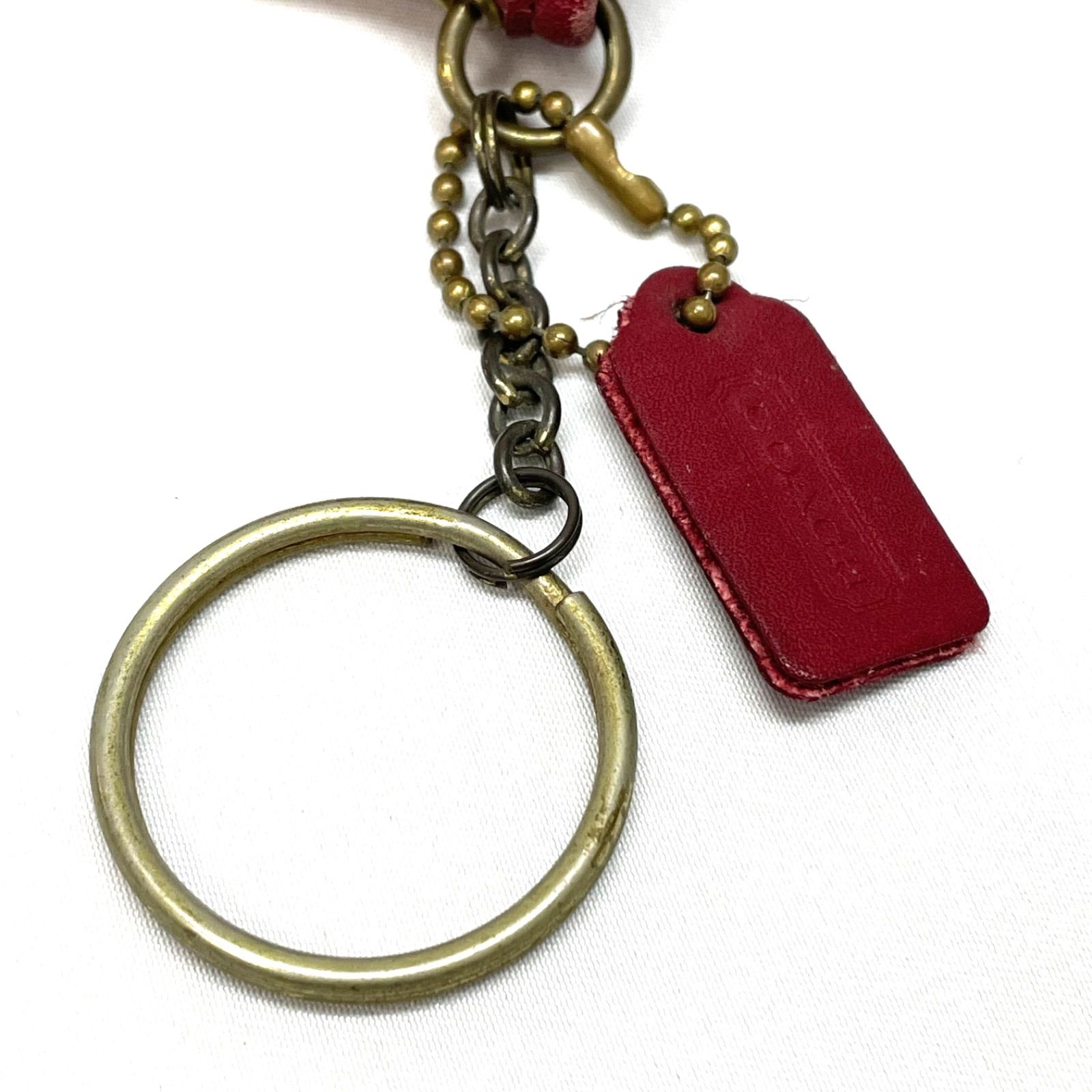 Bランク】 COACH コーチ オールドコーチ コインケース キーホルダー