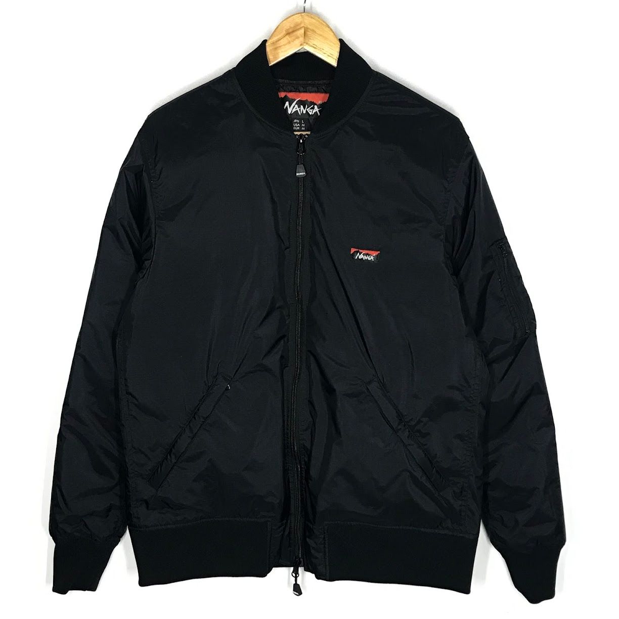 【倉吉店】 中古 NANGA | ナンガ ダウンジャケット MA-1 AURORATEX DOWN JACKET 24FB073 ブラック サイズ：L 【92】 倉吉店】 中古 NANGA | ナンガ ダウンジャケット MA-1 AURORATEX DOWN