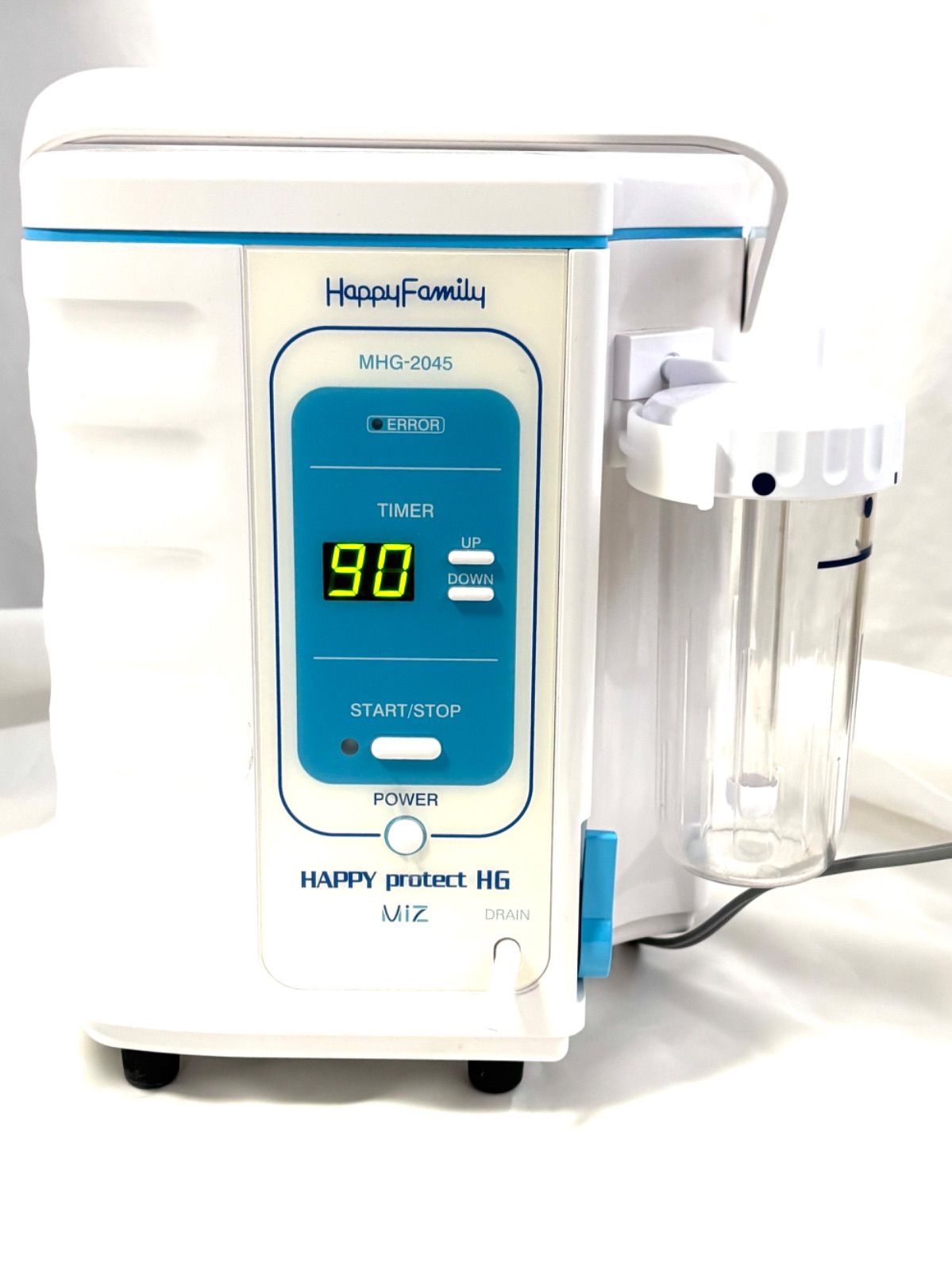 水素ガス吸入機　ハッピーファミリープロテクトHG 美品 HAPPY protect HG MHG-2045 Hydrogen Gas Inhaler 水素ガス吸入機