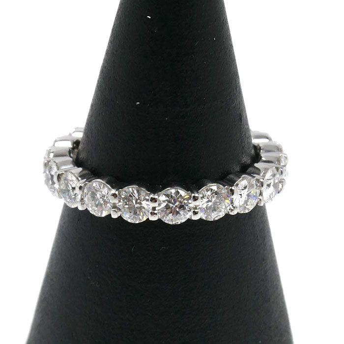 MIKIMOTO ミキモト Pt950プラチナ フルエタニティ リング・指輪 DGR
