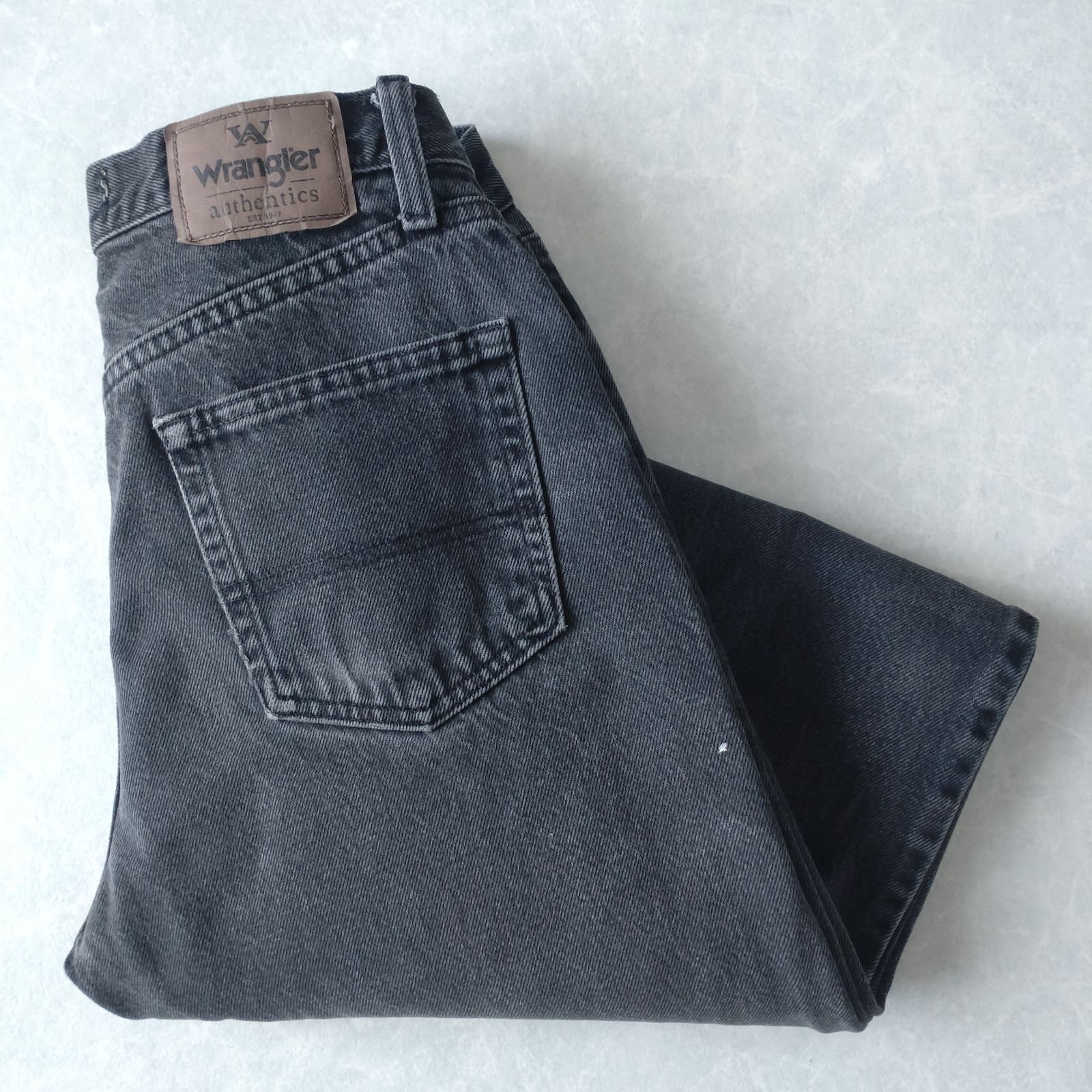 Wrangler ラングラー 古着 ブラックジーンズ デニムパンツ 黒 □古着 