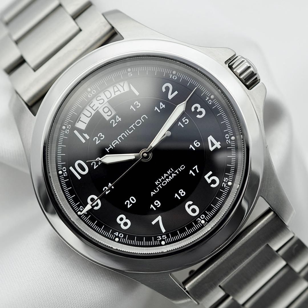 HAMILTON 新品同様 カーキ キング H644550 自動巻き メンズ W00160