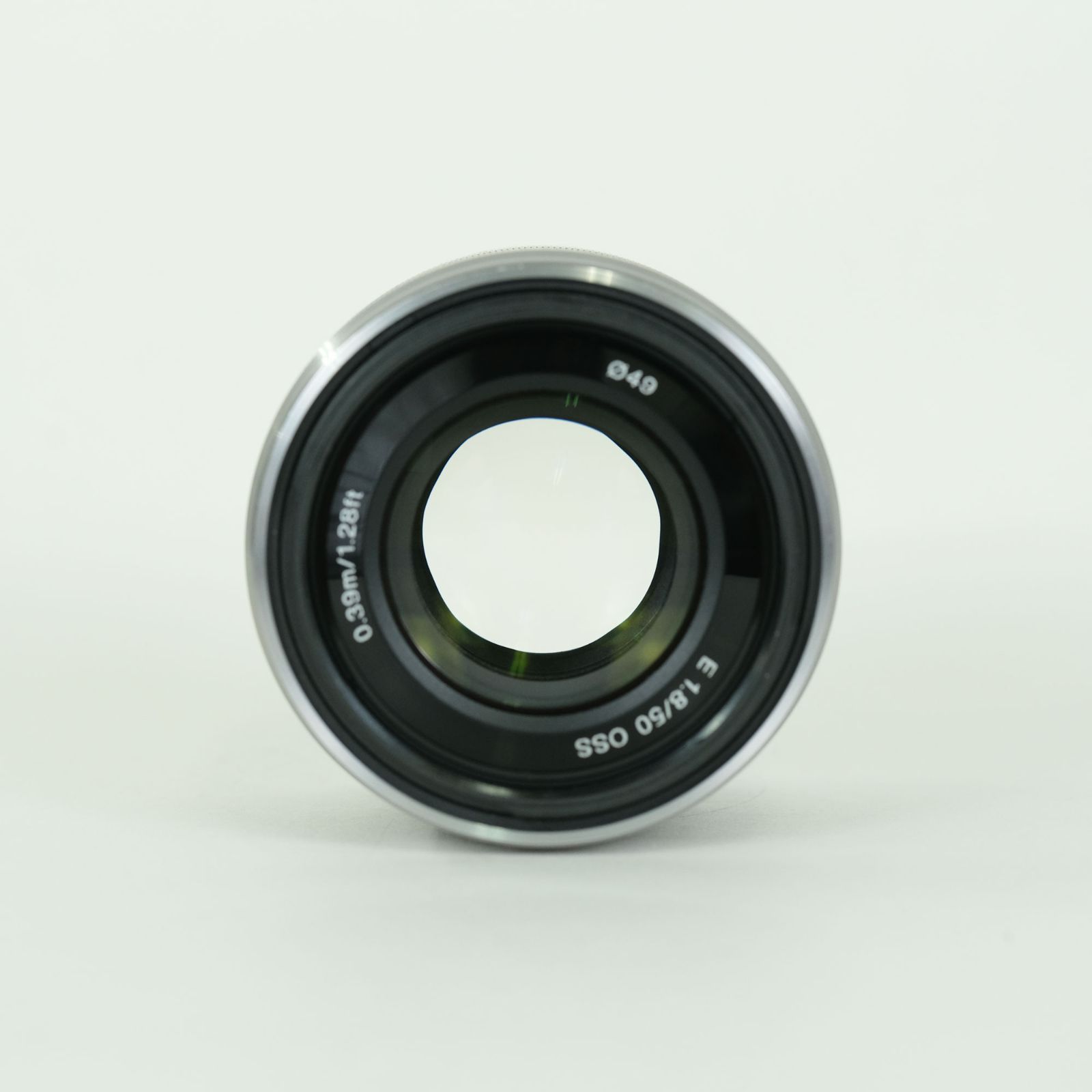 良品 | 純正フィルター付] SONY E 50mm F1.8 OSS SEL50F18 [シルバー