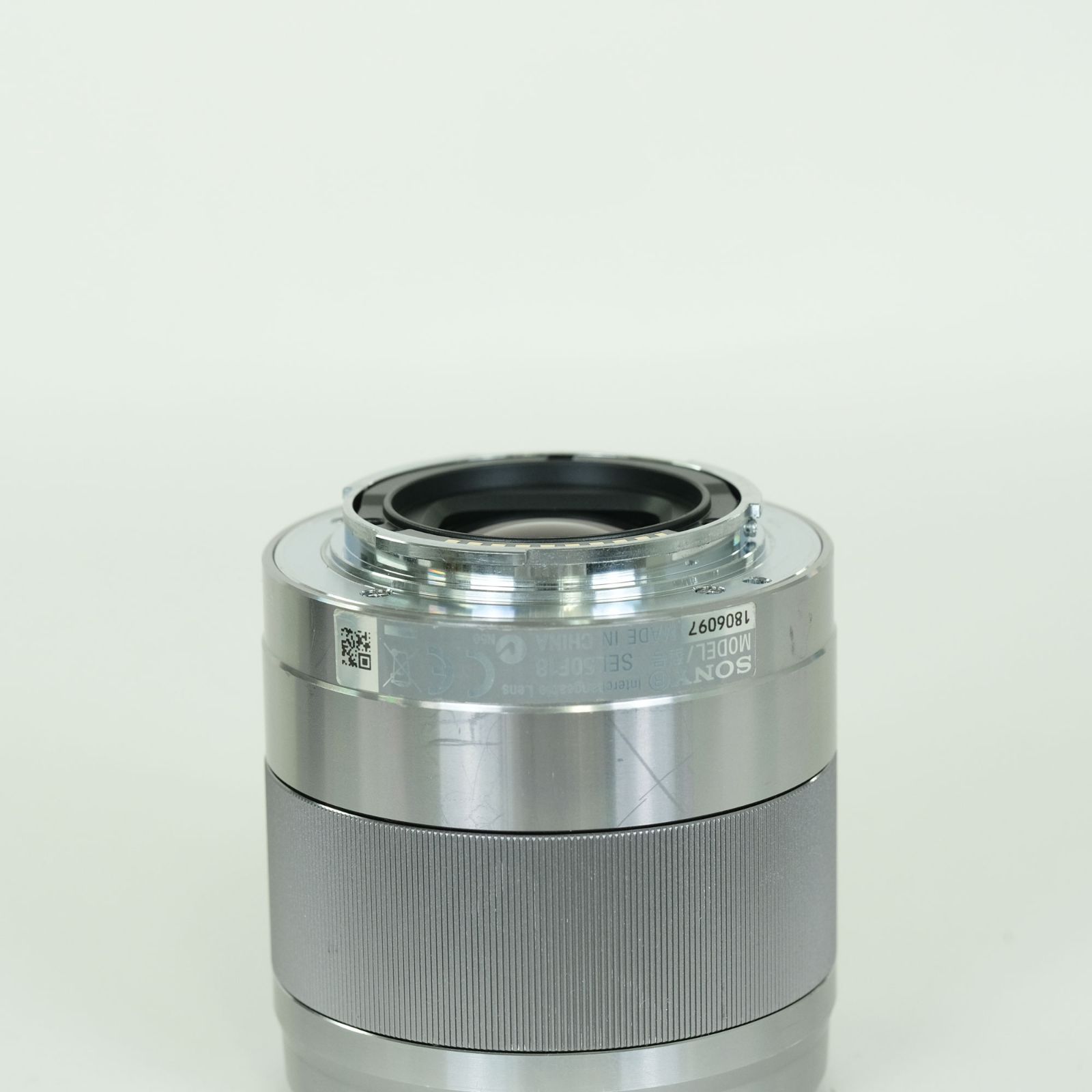 良品 | 純正フィルター付] SONY E 50mm F1.8 OSS SEL50F18 [シルバー