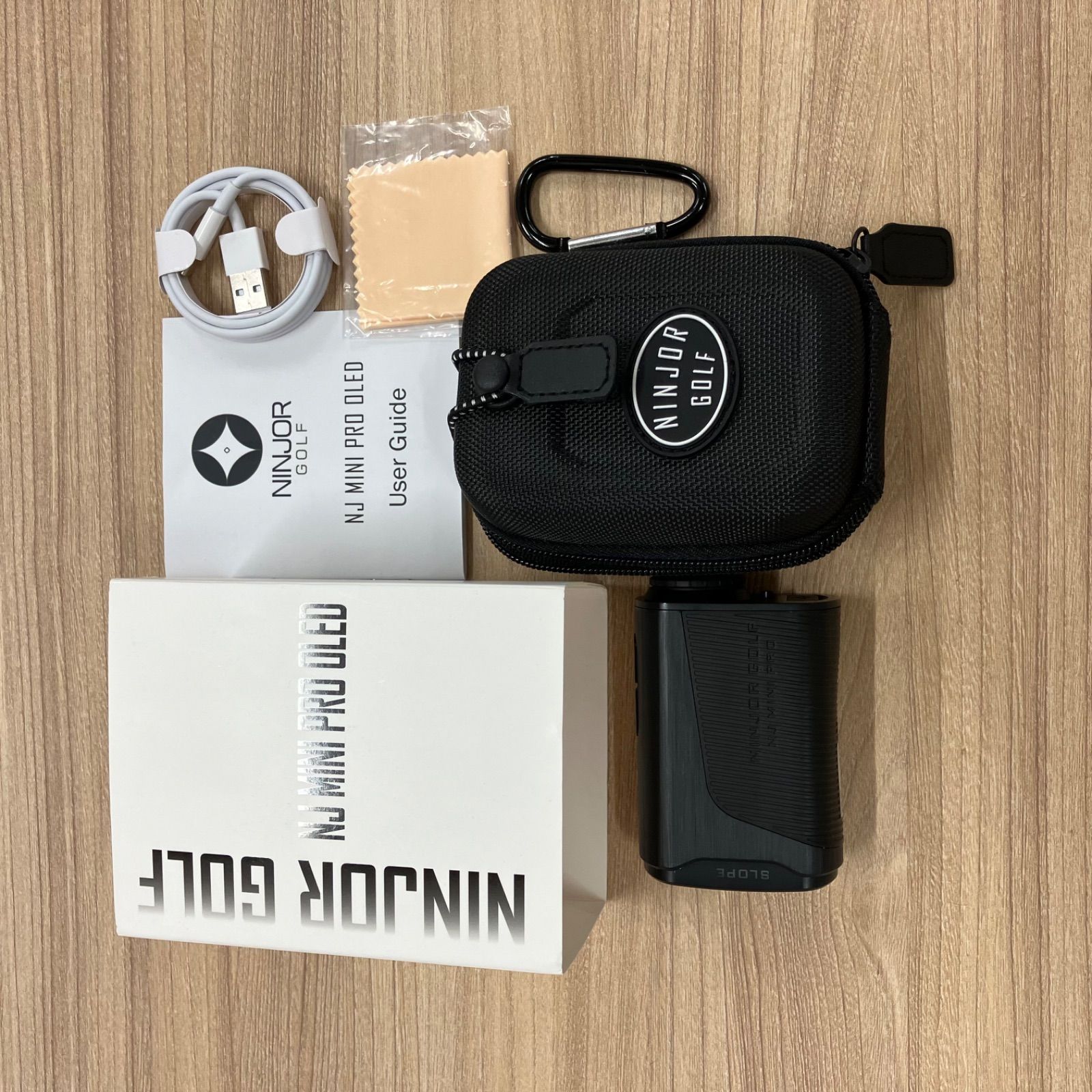 美品！【NINJOR GOLF公式】NJ MINI PRO OLED（ブラック）ゴルフ距離計
