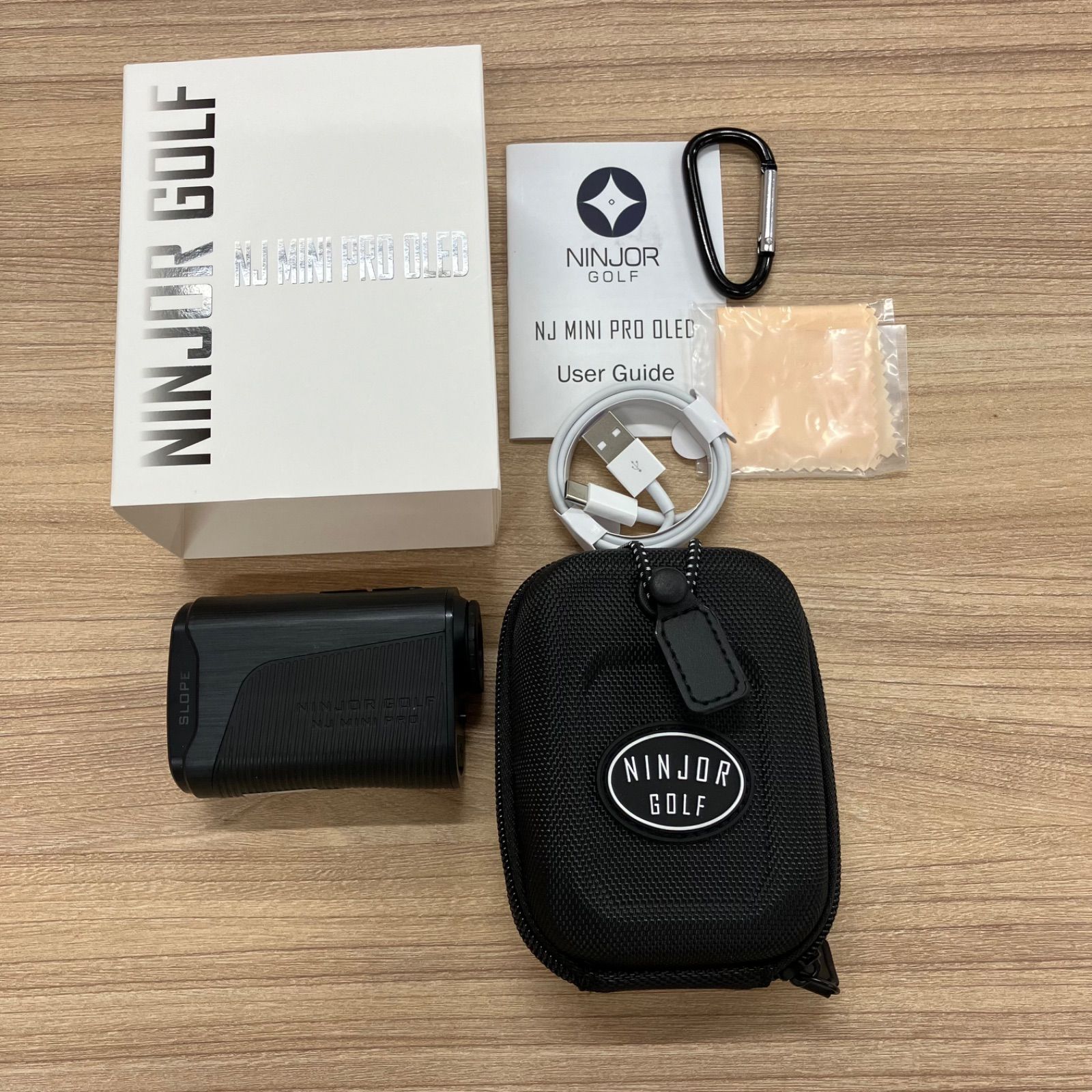 美品！【NINJOR GOLF公式】NJ MINI PRO OLED（ブラック）ゴルフ距離計