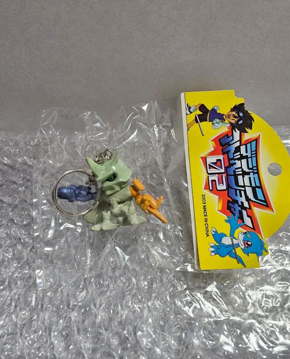 レトロ文具 デジタルモンスター オメガモン ミニフィギュア キーホルダー 2003年版 未開封品