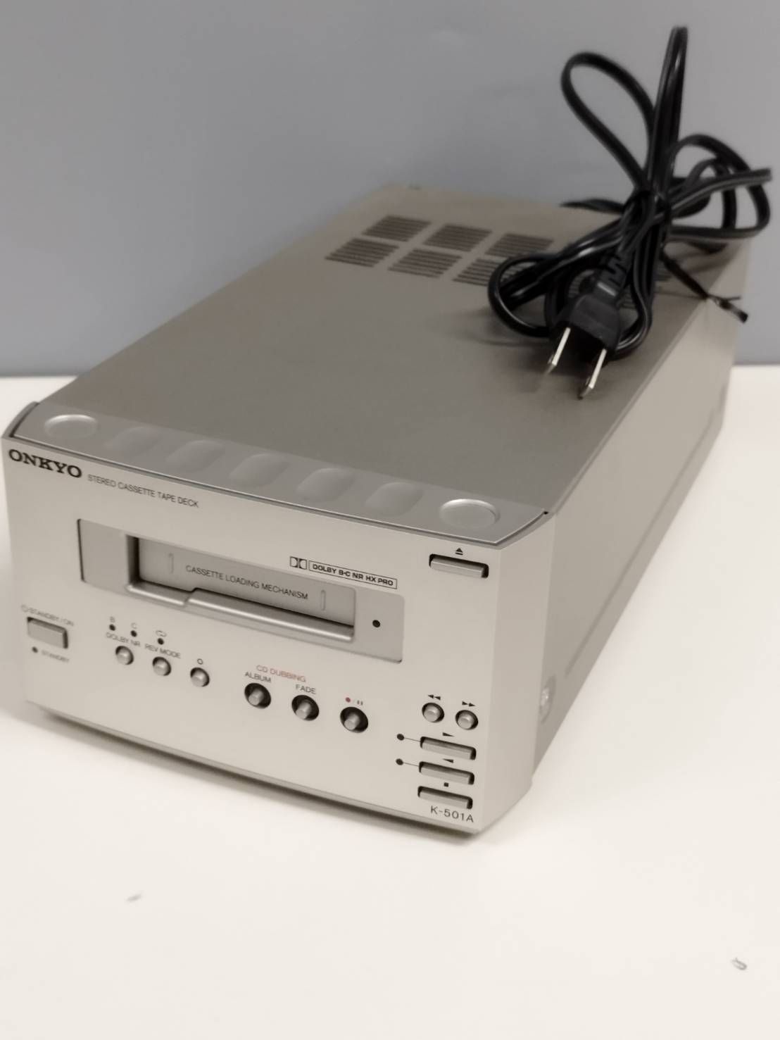 現状品】ONKYO K-501A/カセットテープデッキ - メルカリ